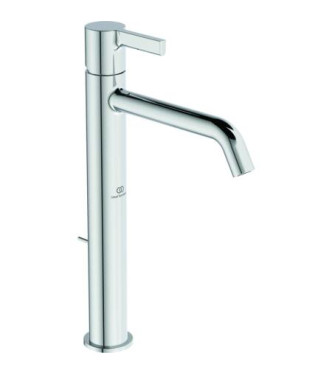 IDEAL STANDARD JOY SINGLE-HOLE VESSEL WASHBASIN MIXER WITH 5L DRAIN - CHROME / BC781AA