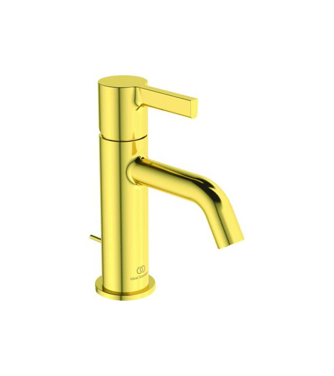 IDEAL STANDARD JOY WASHBASIN MIXER WITH 5L DRAIN - BRUSHED GOLD / BC775A2