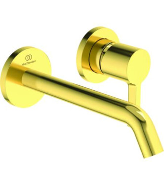 IDEAL STANDARD JOY BUILT-IN WASHBASIN MIXER WITH 180 MM SPOUT - BRUSHED GOLD / A7378A2