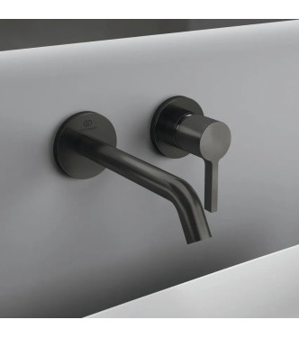 IDEAL STANDARD JOY BUILT-IN WASHBASIN MIXER WITH 180 MM SPOUT - MAGNETIC GREY / A7378A5