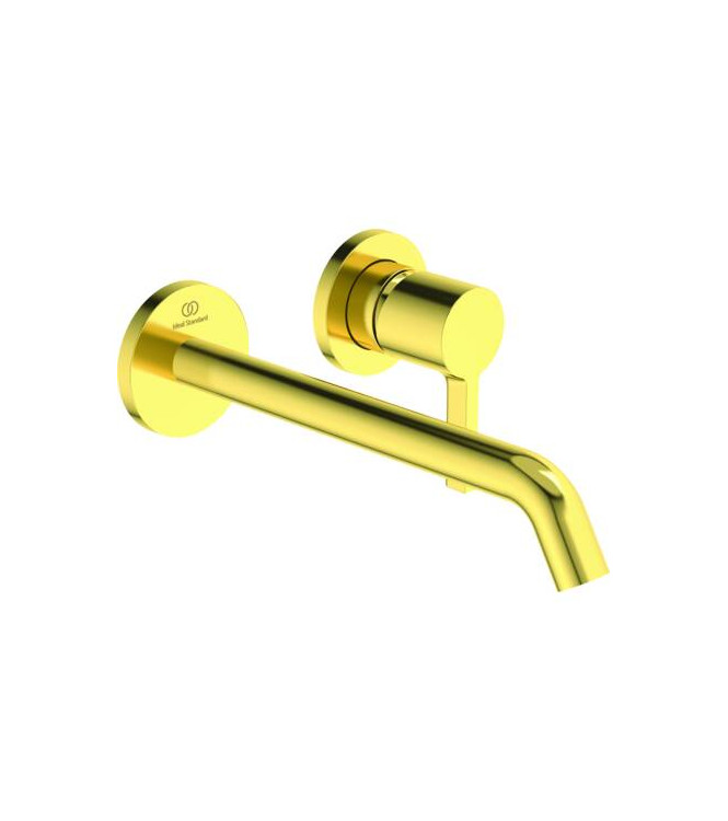 MISCELATORE LAVABO DA INCASSO IDEAL STANDARD JOY CON BOCCA 220 MM - BRUSHED GOLD / A7379A2