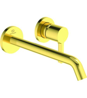 MISCELATORE LAVABO DA INCASSO IDEAL STANDARD JOY CON BOCCA 220 MM - BRUSHED GOLD / A7379A2