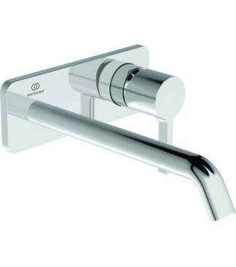 IDEAL STANDARD JOY BUILT-IN WASHBASIN MIXER WITH 220 MM SOFT EDGE SPOUT - CHROME / A7381AA