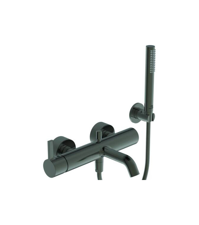 MISCELATORE ESTERNO VASCA-DOCCIA IDEAL STANDARD JOY CON ACCESSORI - MAGNETIC GREY / BC787A5