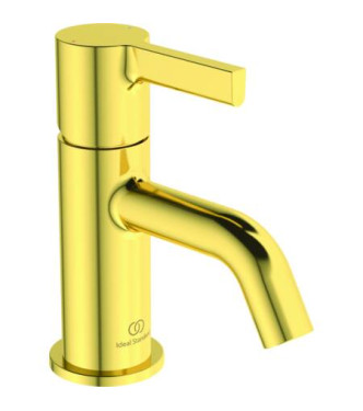 IDEAL STANDARD JOY COMPACT WASHBASIN MIXER FOR 5L HAND WASHBASIN - BRUSHED GOLD / BC802A2