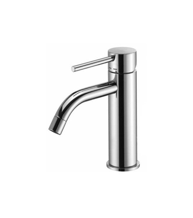 PAFFONI LIGHT SINGLE-LEVER BASIN MIXER WITH CHROME DRAIN - LIG071KCR