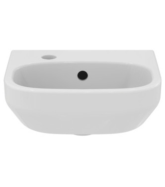 IDEAL STANDARD I.LIFE 35 CM HAND WASHBASIN WITH LEFT-HANDED HOLE - GLOSSY WHITE / T451501