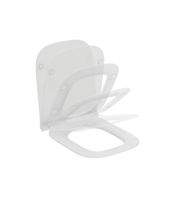 SEDILE WC SLIM IDEAL STANDARD I.LIFE A CON CHIUSURA RALLENTATA - BIANCO / T481301