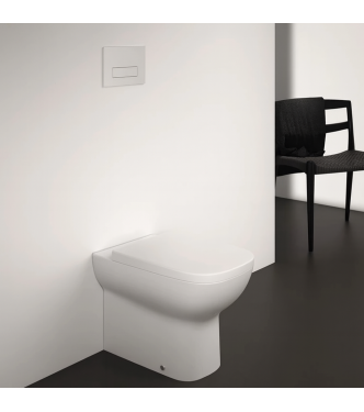 VASO A TERRA BACK TO WALL IDEAL STANDARD I.LIFE A CON TECNOLOGIA RIMLS+ - BIANCO / T463101