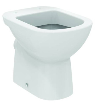 VASO A TERRA STACCATO DA PARETE IDEAL STANDARD I.LIFE A CON SCARICO ORIZZONTALE - BIANCO / T467301