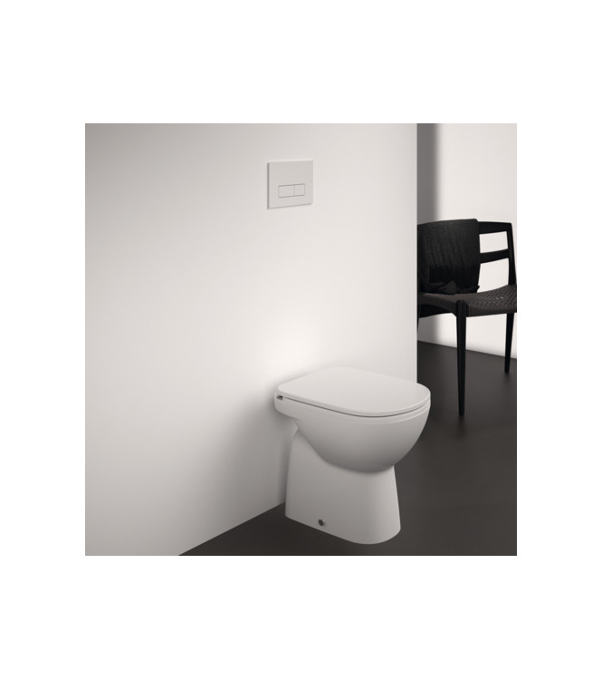 IDEAL STANDARD I.LIFE A WALL-HUNG FLOOR-MOUNTED TOILET WITH HORIZONTAL DRAIN - WHITE / T467301