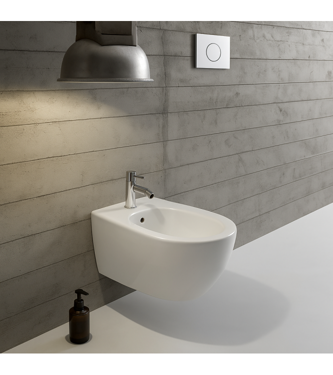 4ALL BIDET SOSPESO 54X36 H.27CM BIANCO LUCIDO - MDS09BI CERAMICA GLOBO