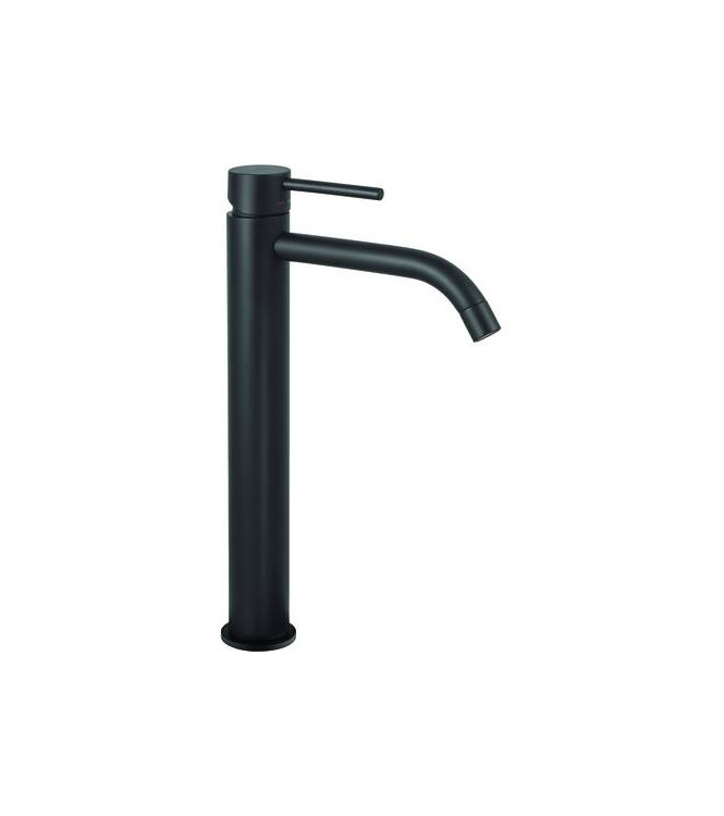 PAFFONI LIGHT MISCELATORE LAVABO PROLUNGATO NERO OPACO - LIG081NO