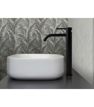 PAFFONI LIGHT MISCELATORE LAVABO PROLUNGATO NERO OPACO - LIG081NO