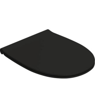 SEDILE WC GLOBO 4ALL 54 NERO OPACO, CHIUSURA RALLENTATA - MDR20AR