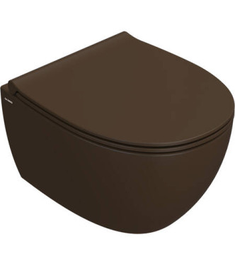 4ALL WALL-HUNG TOILET 48X37 H.33CM CHESTNUT - MDS04CS