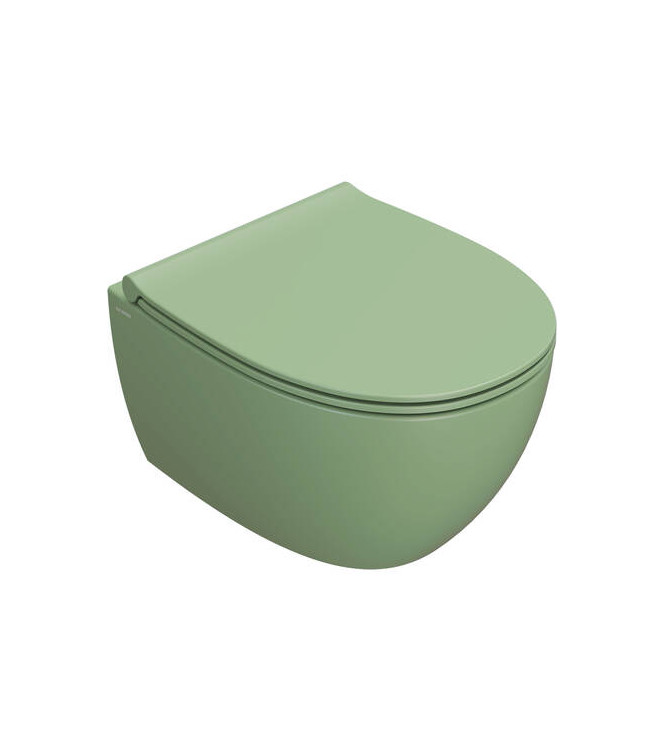 4ALL WALL-HUNG TOILET 48X37 H.33CM LIME - MDS04LI