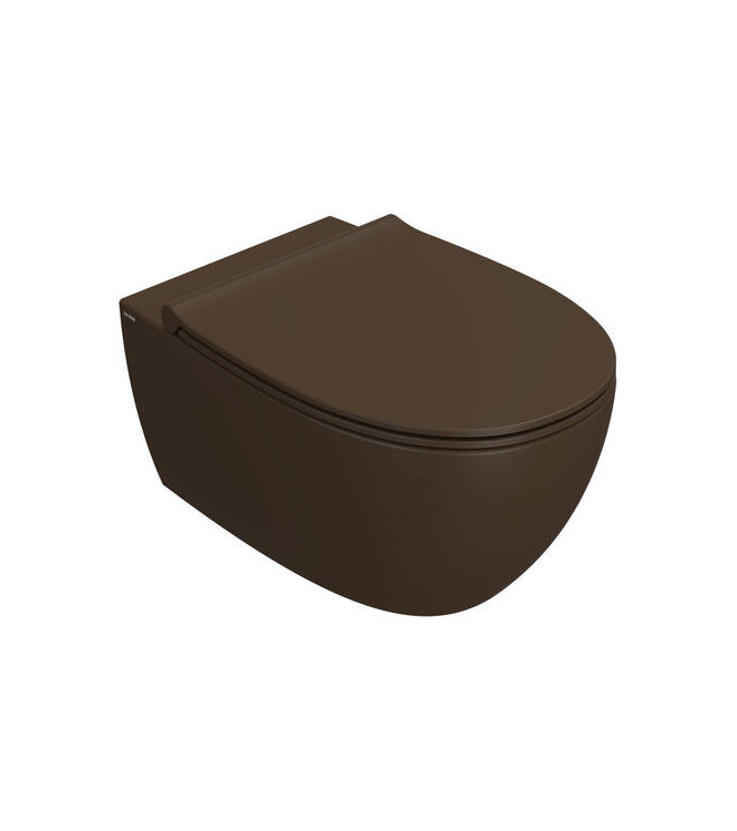 4ALL WALL-HUNG TOILET 54X36 H.33CM CHESTNUT - MDS03CS