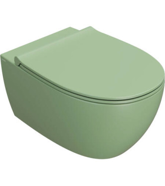 4ALL WALL-HUNG TOILET 54X36 H.33CM LIME - MDS03LI
