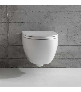 VASO 4ALL SOSPESO WC/BIDET 54X36 H.33CM BIANCO LUCIDO - MDB02BI CERAMICA GLOBO