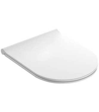 GLOBO MODE 46 GLOSSY WHITE TOILET SEAT, SLOW CLOSE - ME021BI
