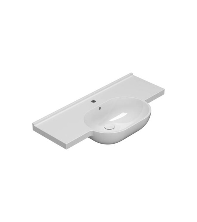 MODE LAVABO SOSPESO 100X49CM BIANCO LUCIDO - ME100BI CERAMICA GLOBO