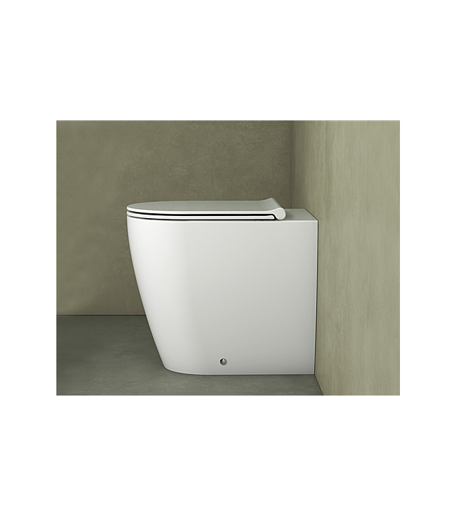 MODE TOILET 53CM GLOSSY WHITE - ME001BI