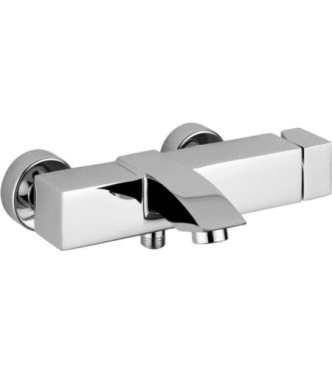 PAFFONI LEVEL MISCELATORE MONOCOMANDO ESTERNO VASCA/DOCCIA CROMATO - LEC022CR