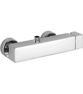 PAFFONI LEVEL SINGLE-LEVER EXTERNAL SHOWER MIXER WITH REVERSED CHROME FINISH - LEC168RCR