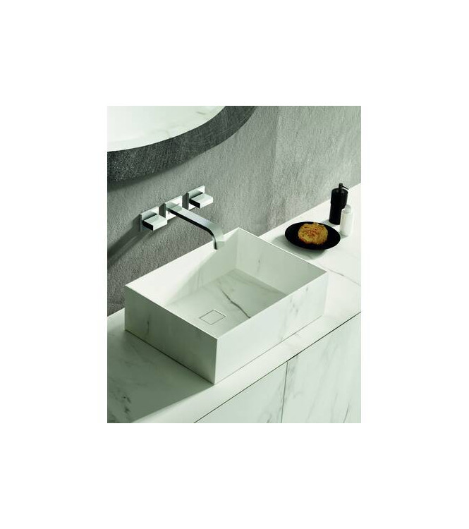 PAFFONI LEVEL 3-HOLE CHROME-PLATED CONCEALED WASHBASIN UNIT - LEP003CR