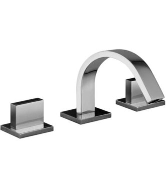 PAFFONI LEVEL 3-HOLE BIDET SET CHROME - LEP119CR