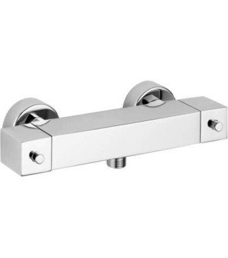 PAFFONI LEVEL EXTERNAL THERMOSTATIC SHOWER MIXER CHROME - LEQ268CR