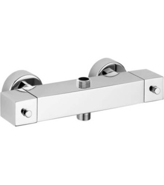 PAFFONI LEVEL EXTERNAL THERMOSTATIC SHOWER MIXER WITH CHROME DIVERTER - LEQ269CR
