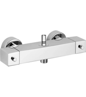 PAFFONI LEVEL EXTERNAL THERMOSTATIC SHOWER MIXER WITH CHROME DIVERTER - LEQ269RCR