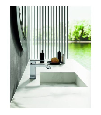 PAFFONI LEVEL SINGLE-LEVER BASIN MIXER CHROME - LES071CR