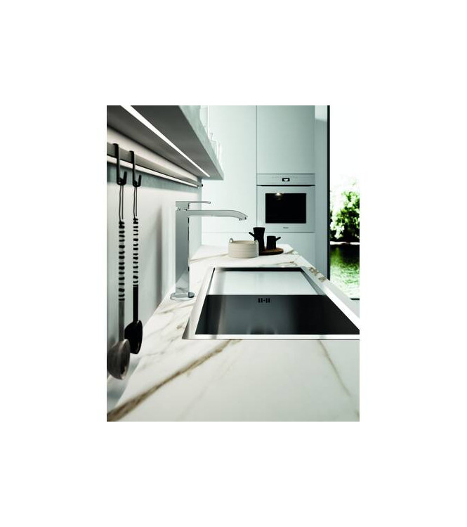 PAFFONI LEVEL SINGLE-LEVER SINK MIXER CHROME - LES188CR