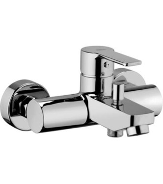 PAFFONI RED EXTERNAL SINGLE-LEVER MIXER FOR BATHTUB/SHOWER, CHROME - RED022CR