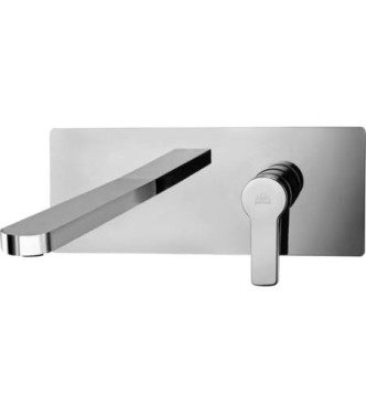 PAFFONI RED SINGLE-LEVER BASIN MIXER, BUILT-IN, 150 MM, CHROME - RED104CR