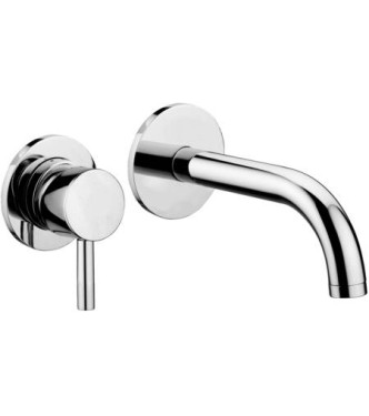 PAFFONI STICK CHROME-PLATED CONCEALED WASHBASIN MIXER L.175 - SK006CR70