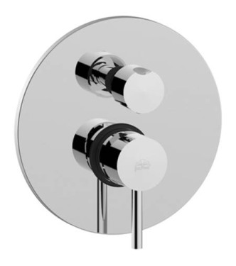 PAFFONI STICK BUILT-IN SHOWER MIXER WITH 3 OUTLETS, CHROME - SK019CR