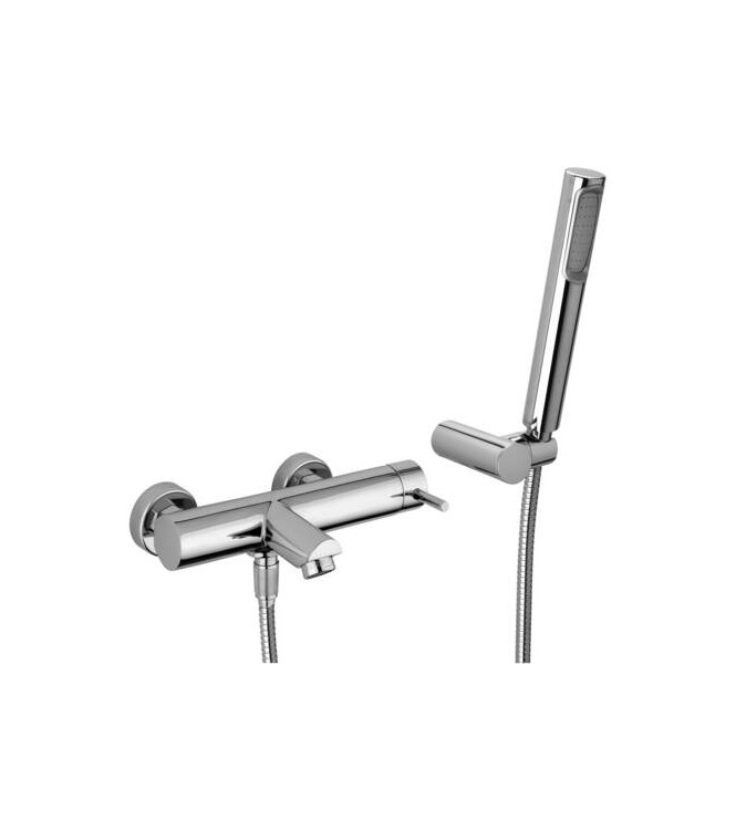 PAFFONI STICK EXTERNAL SINGLE-LEVER MIXER FOR BATHTUB/SHOWER WITH DUPLEX CHROME - SK023CR