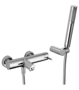 PAFFONI STICK EXTERNAL SINGLE-LEVER MIXER FOR BATHTUB/SHOWER WITH DUPLEX CHROME - SK023CR