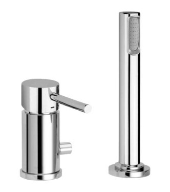 PAFFONI STICK MIXER BATHTUB EDGE WITHOUT CHROME SPOUT - SK041LCR