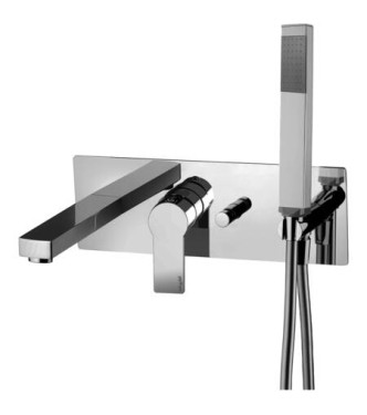 PAFFONI TANGO CHROME-PLATED SINGLE-LEVER BUILT-IN BATH/SHOWER MIXER - TA001CR