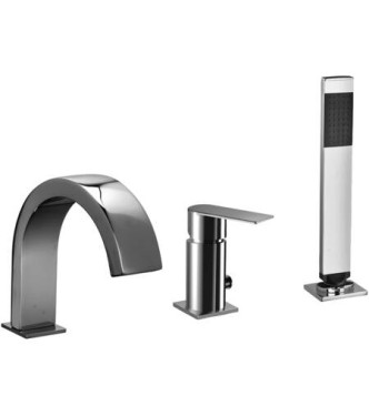 PAFFONI TANGO MISCELATORE BORDO VASCA CON BOCCA CROMATO - TA040CR