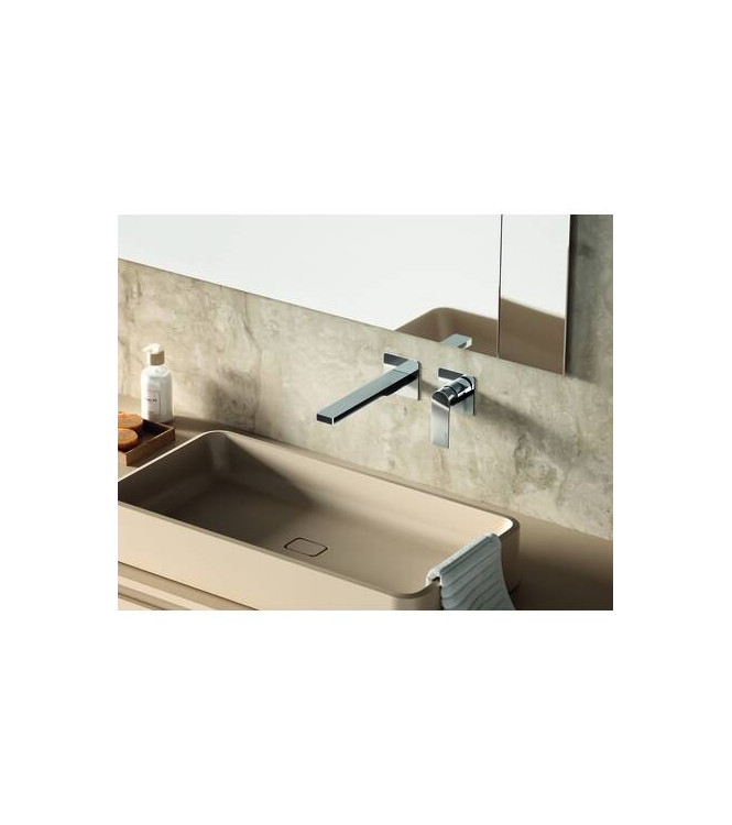 PAFFONI TANGO 2-PLATE CHROME WASHBASIN MIXER TAP WITH 150mm SPOUT - TA104CR70