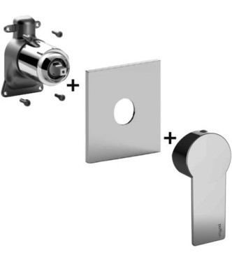 PAFFONI TANGO EXTERNAL PART CHROME SHOWER MIXER - TABOX010CR