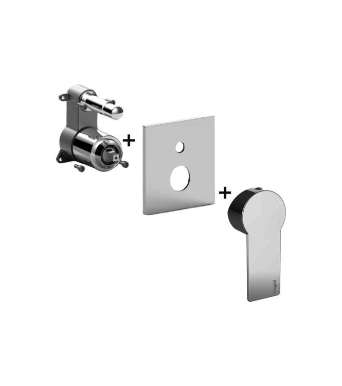 PAFFONI TANGO EXTERNAL PART CHROME SHOWER MIXER AND DIVERTER - TABOX015CR