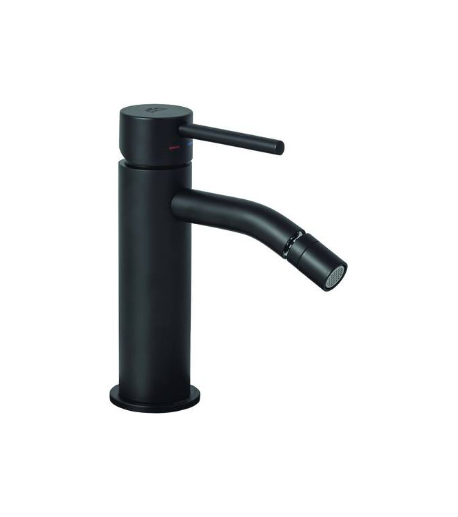 PAFFONI LIGHT MISCELATORE MONOCOMANDO BIDET NERO OPACO - LIG131NO