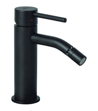 PAFFONI LIGHT SINGLE-LEVER MIXER TAP FOR BIDET, MATT BLACK - LIG131NO